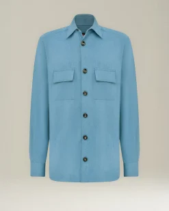 MINERAL WASHED COTTON OVERSHIRT