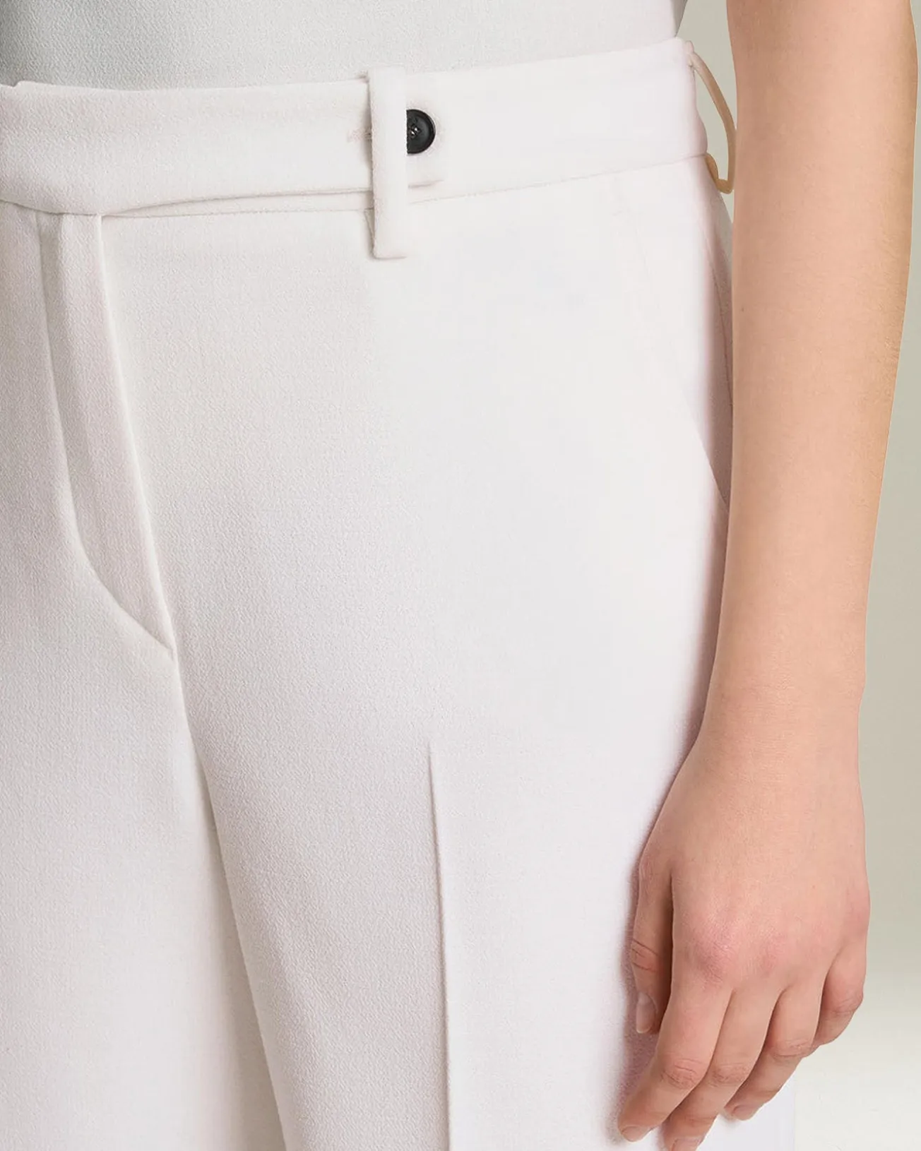 MONOCHROME WOOL TROUSERS