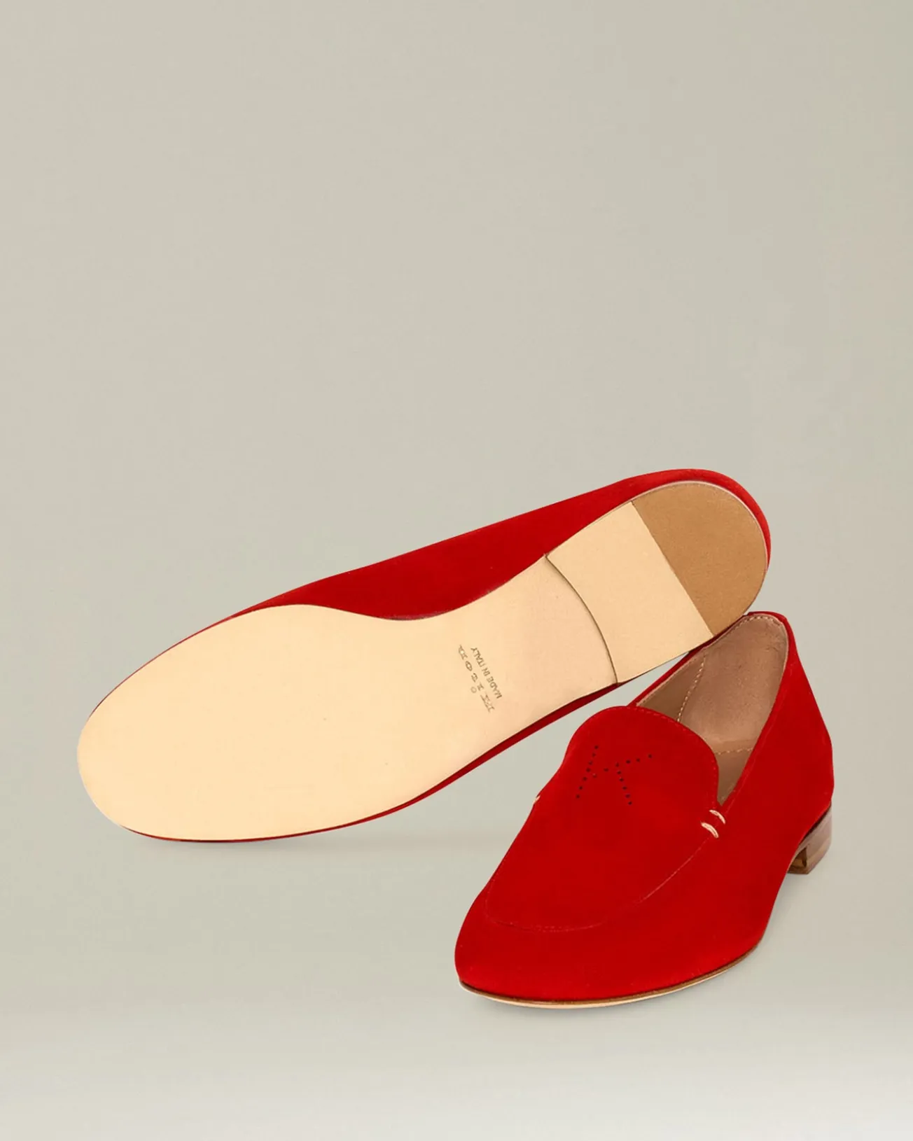 MONOGRAM SUEDE LOAFER