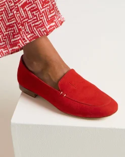 MONOGRAM SUEDE LOAFER