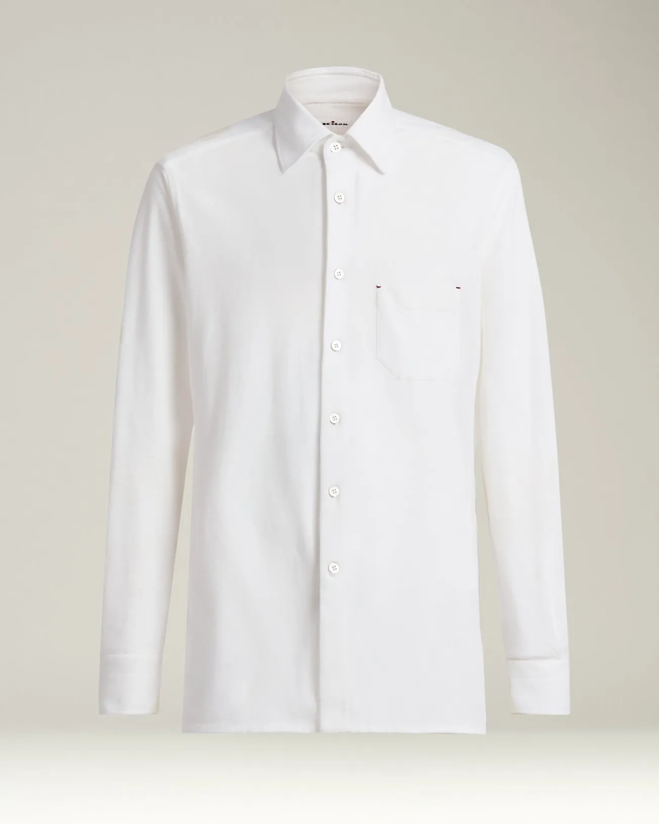 NERANO' SHIRT IN PURE WHITE COTTON JERSEY