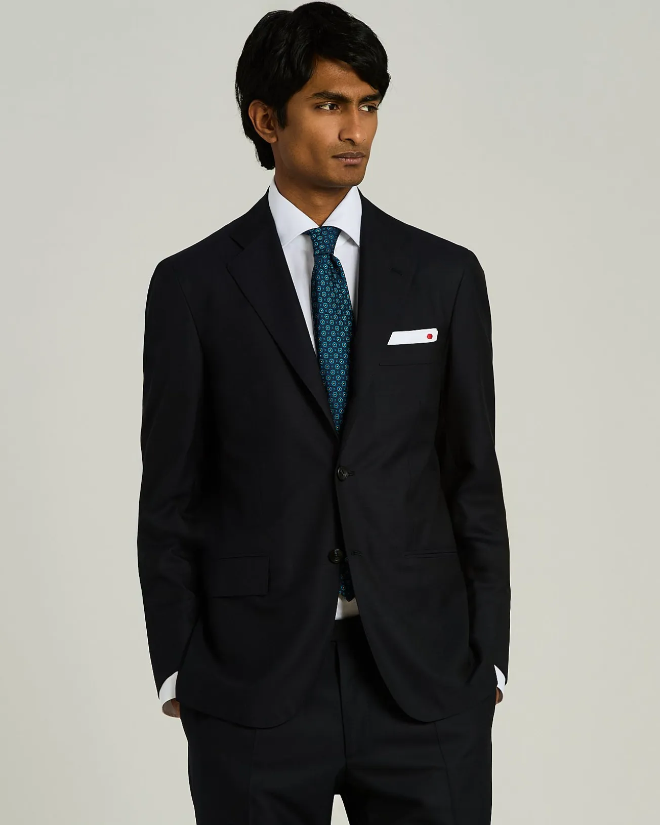 PATTERNED SILK TIE