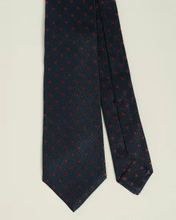 PATTERNED SILK TIE