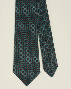 PATTERNED SILK TIE