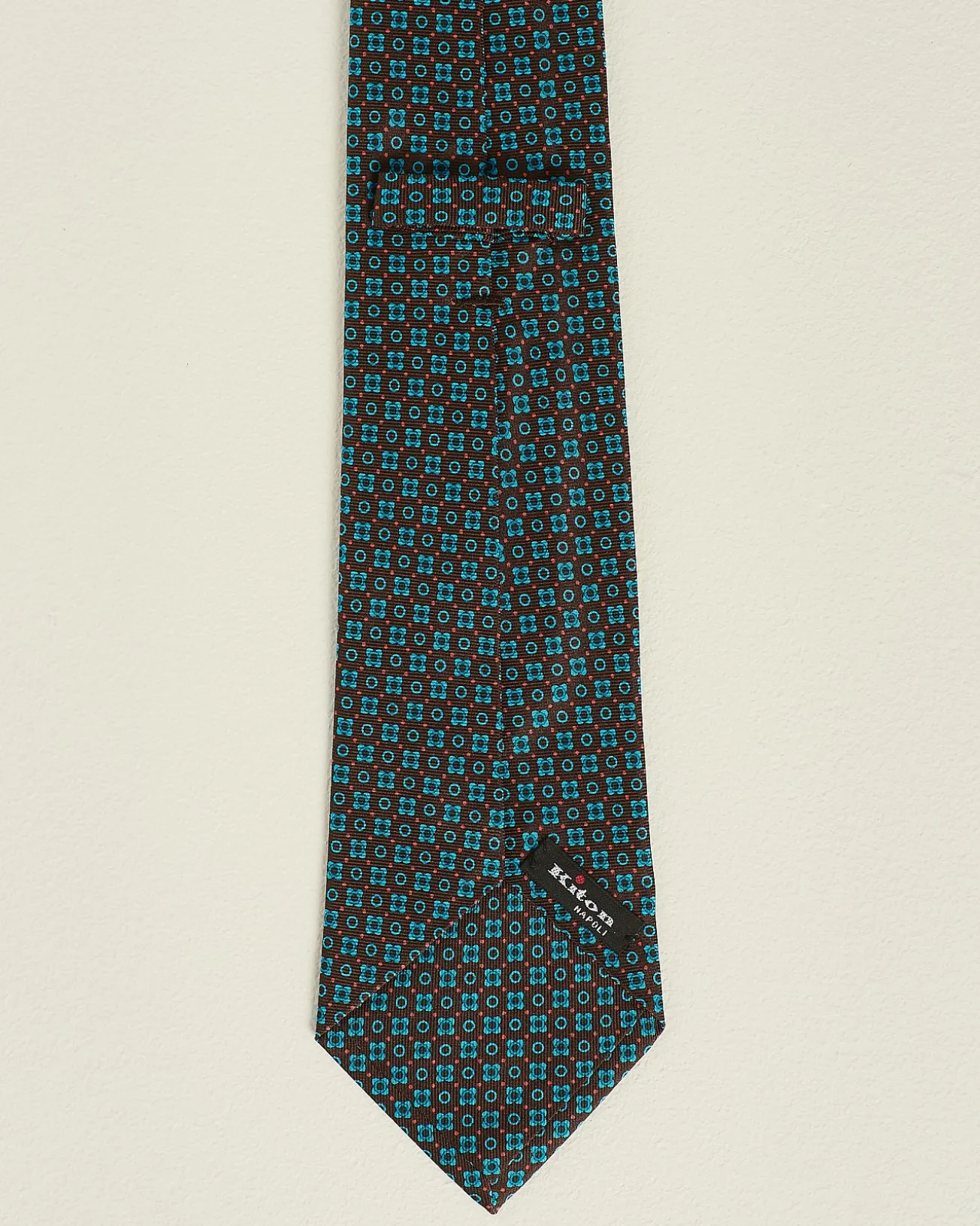PATTERNED SILK TIE