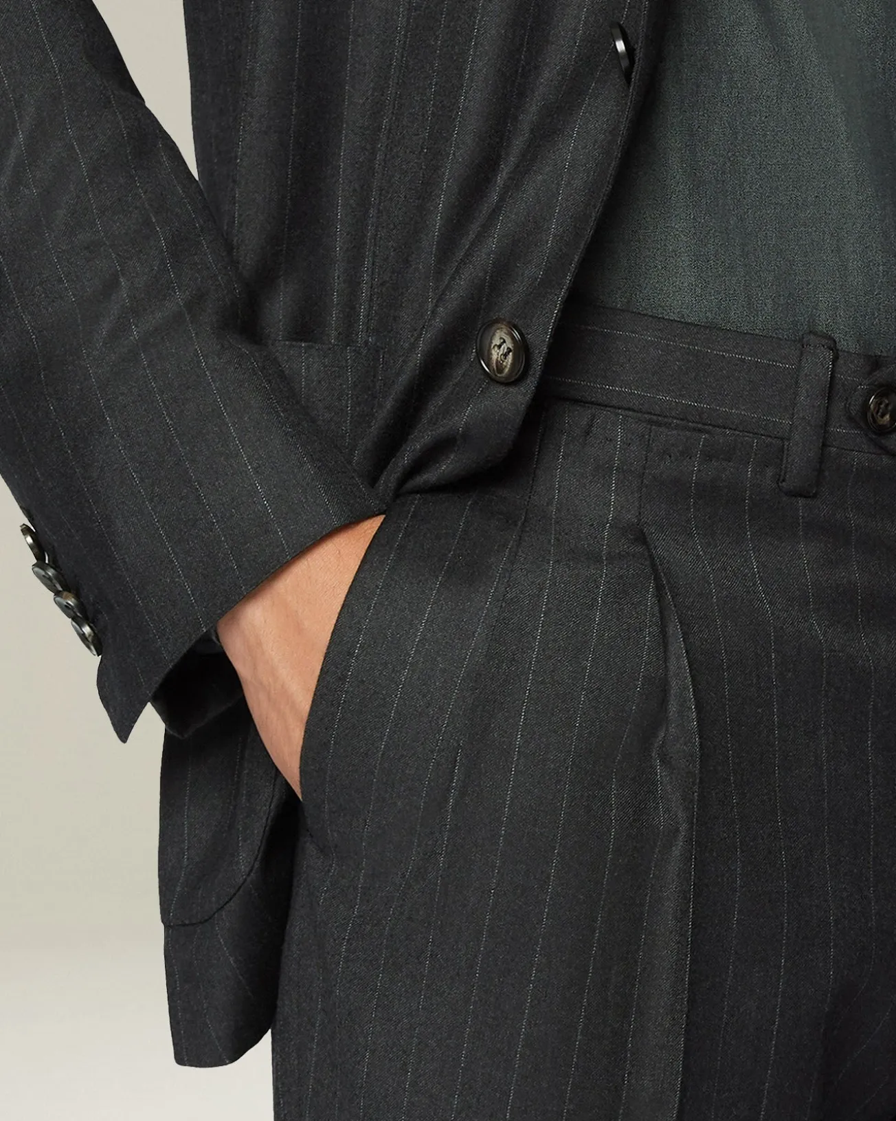 PINSTRIPE WOOL SUIT