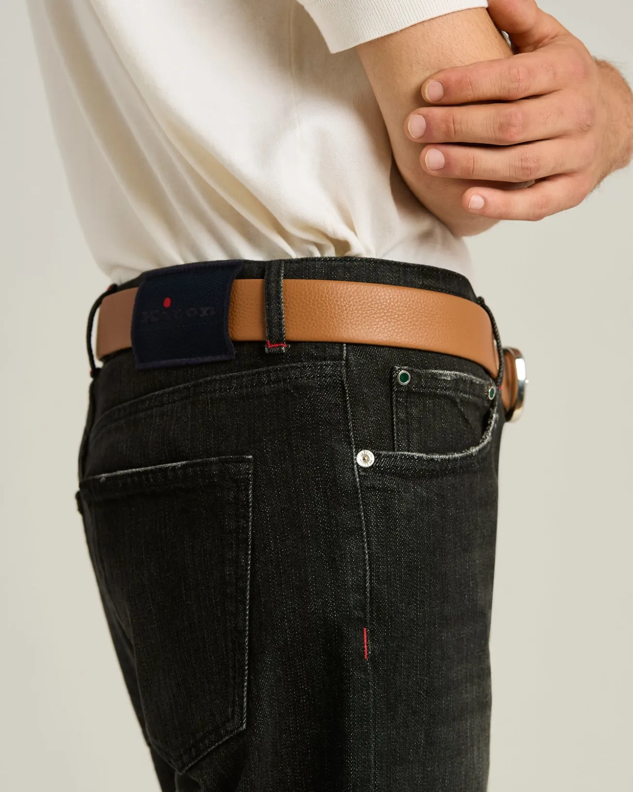 5-POCKET JEANS IN STRETCH COTTON DENIM BLACK