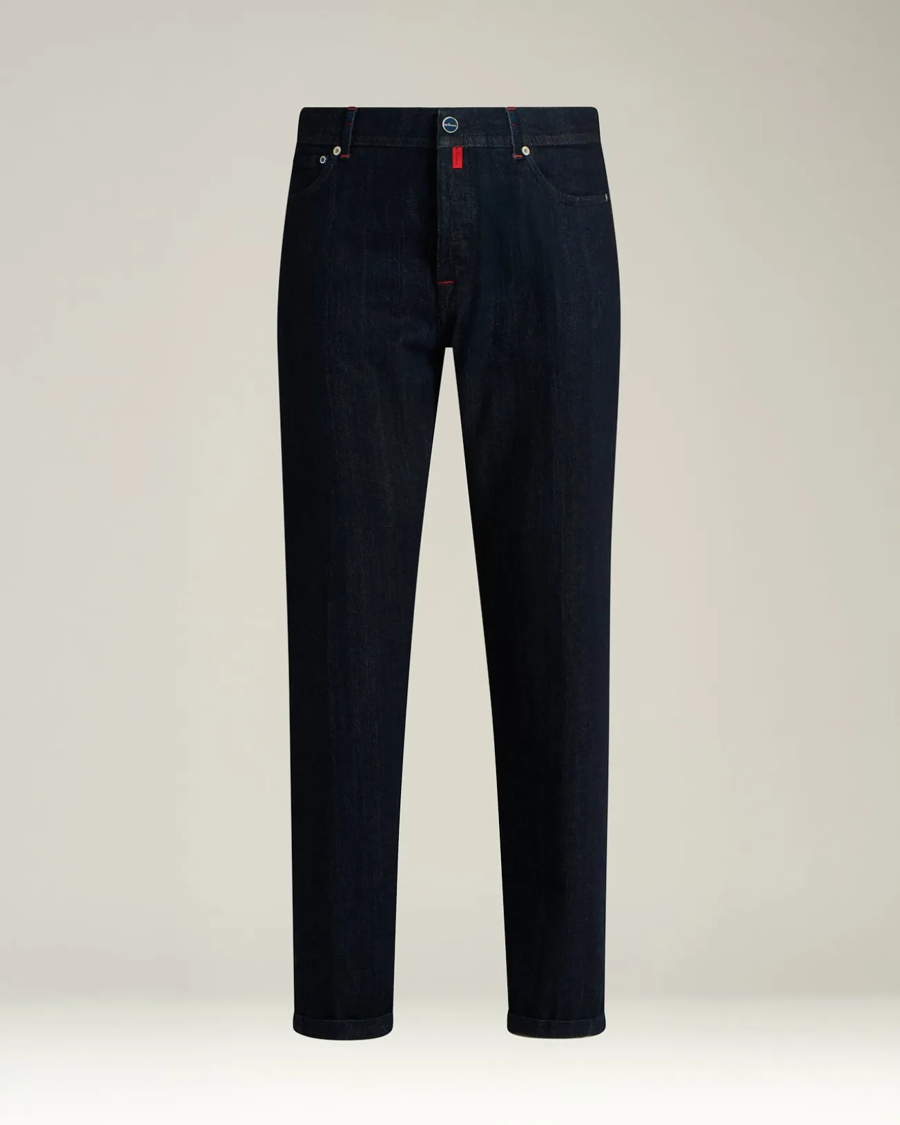 5-POCKET JEANS IN STRETCH COTTON DENIM DARK BLUE