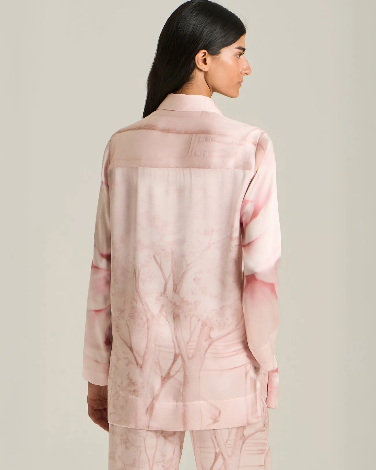PRINTED SILK SHIRT