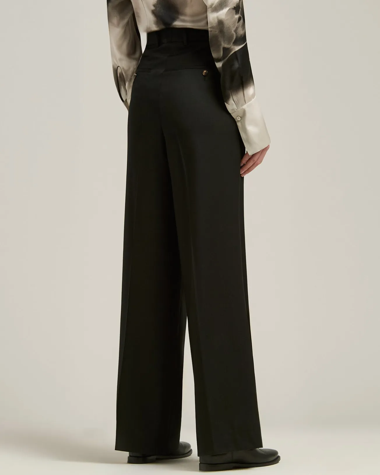PURE WOOL TROUSERS