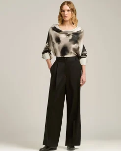 PURE WOOL TROUSERS