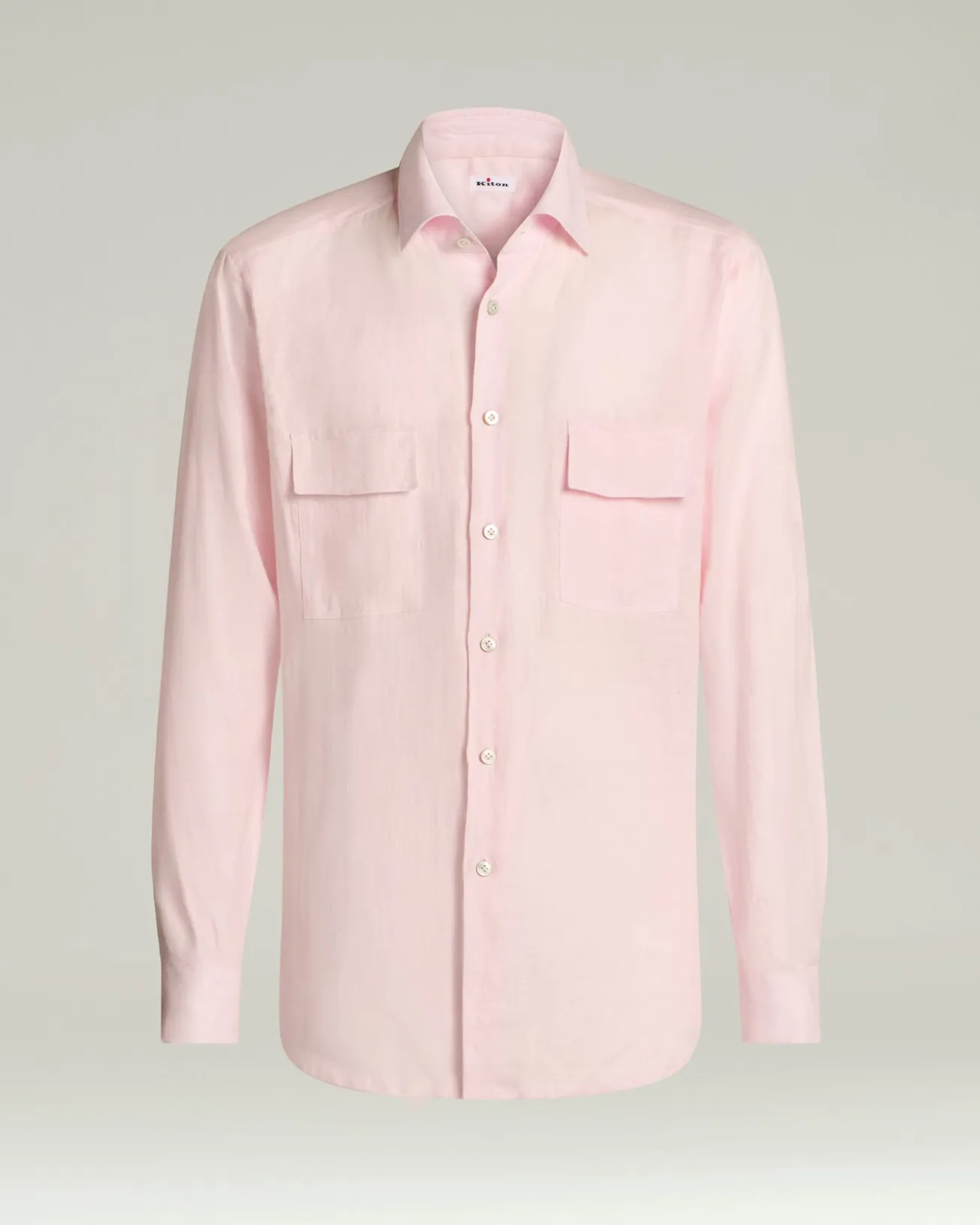 ROSE SHIRT WITH PATCH POCKETS IN 100% LINEN