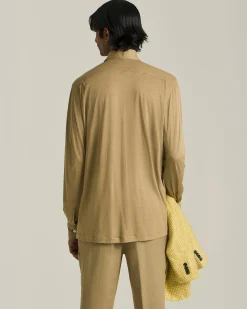 SARTORIAL COTTON BLEND POLO SHIRT