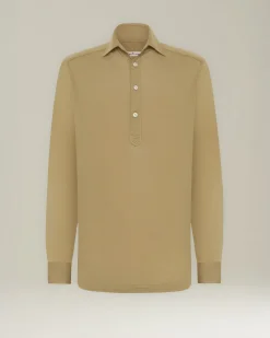 SARTORIAL COTTON BLEND POLO SHIRT