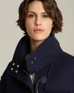 SHORT CASHMERE DUFFLE COAT