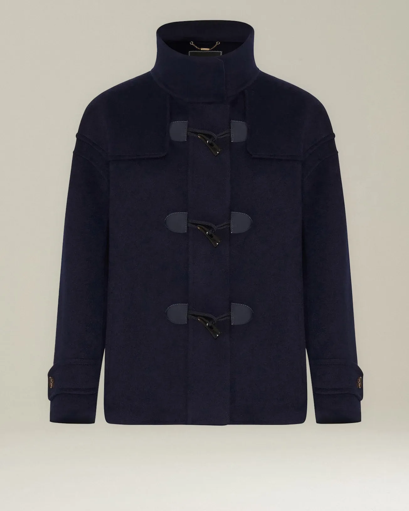 SHORT CASHMERE DUFFLE COAT