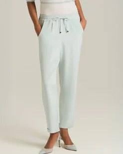 SILK COMFORT-FIT TROUSERS