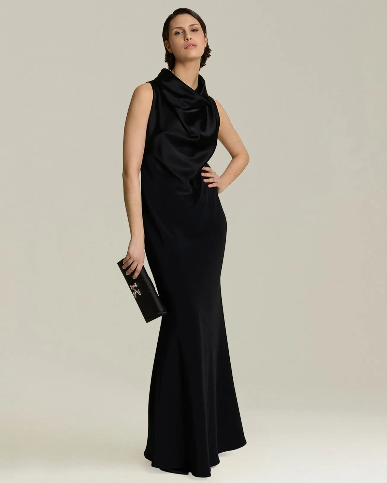 SILK EVENING GOWN