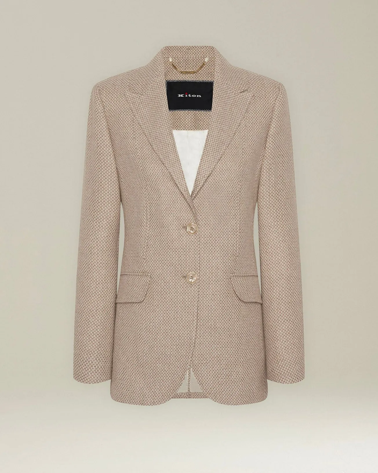 SINGLE-BREASTED CASHMERE BLAZER