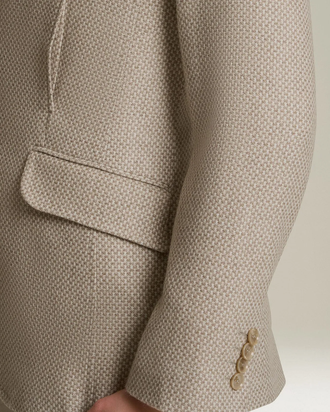 SINGLE-BREASTED CASHMERE BLAZER