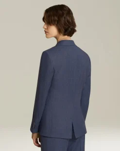 SINGLE-BREASTED WOOL AND CASHMERE BLAZER