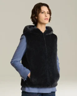 SLEEVELESS MINK JACKET