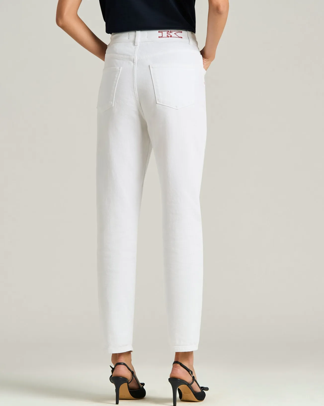 SLIM DENIM TROUSERS