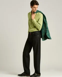 STRETCH COTTON TROUSERS