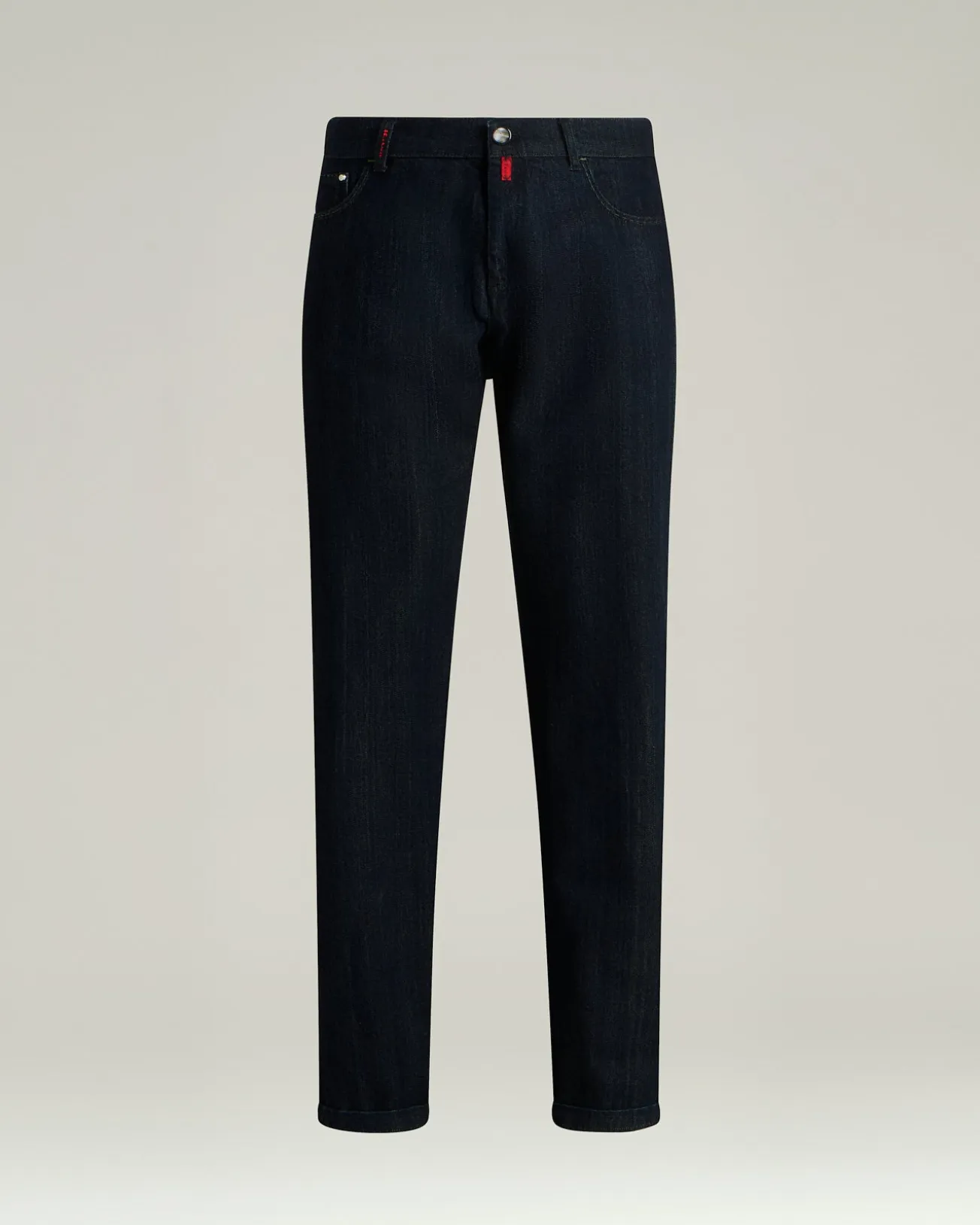 STRETCH COTTON TROUSERS IN INDIGO