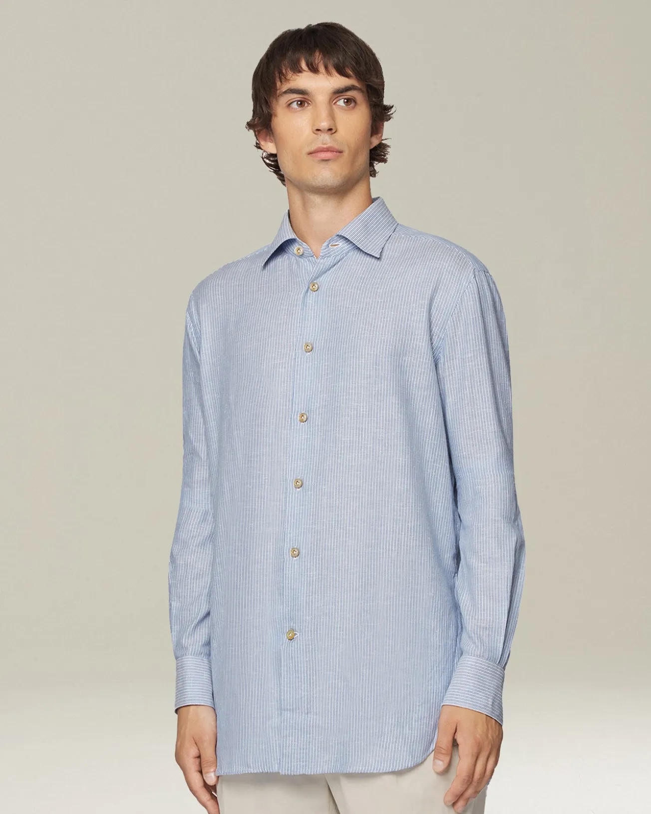 STRIPED COTTON SHIRT