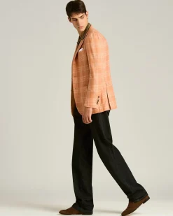 SUEDE LOAFERS IN BROWN GOATSKIN