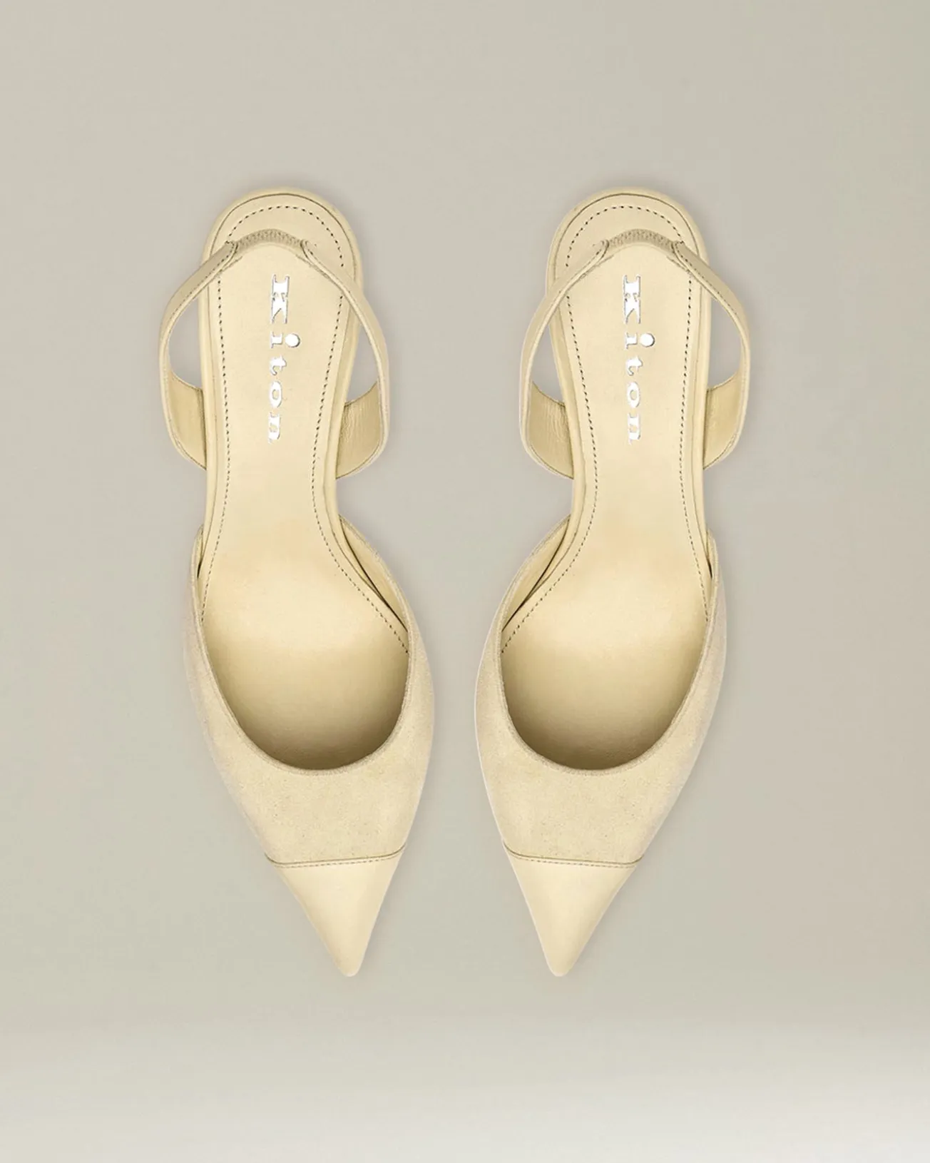SUEDE SLINGBACK PUMPS