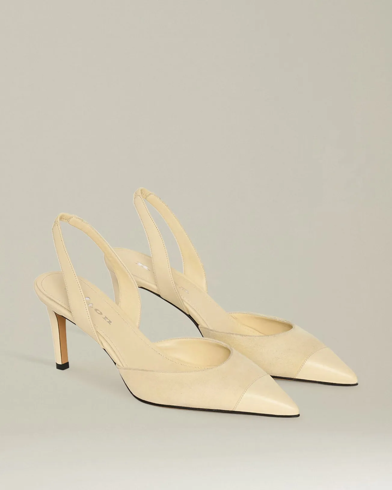 SUEDE SLINGBACK PUMPS