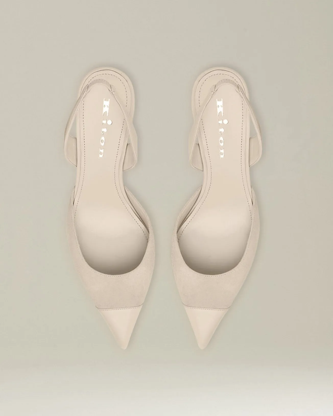 SUEDE SLINGBACK PUMPS