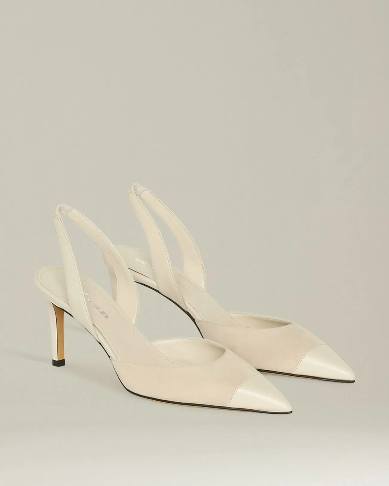 SUEDE SLINGBACK PUMPS