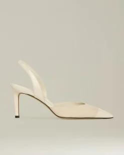SUEDE SLINGBACK PUMPS