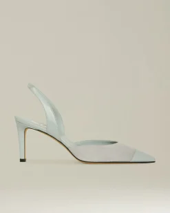 SUEDE SLINGBACK PUMPS