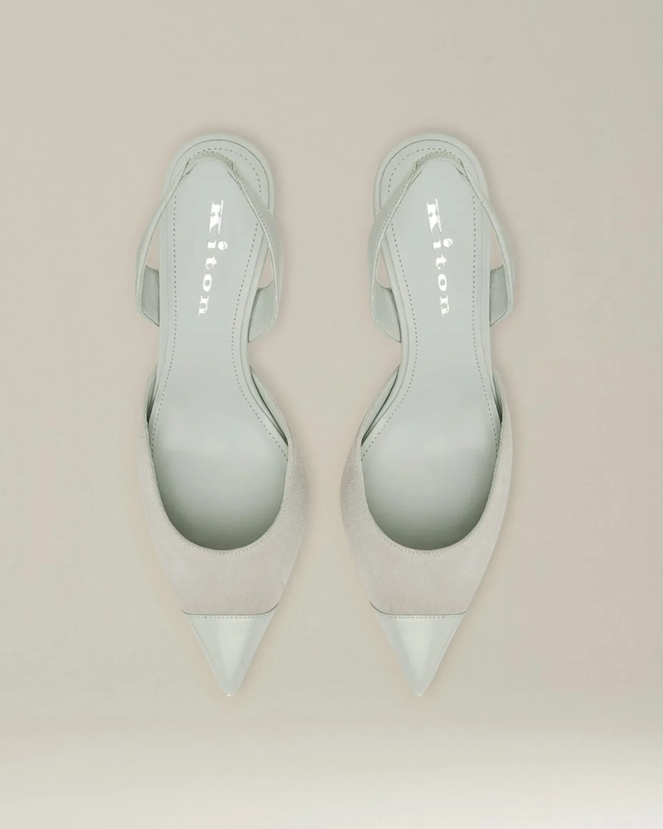 SUEDE SLINGBACK PUMPS