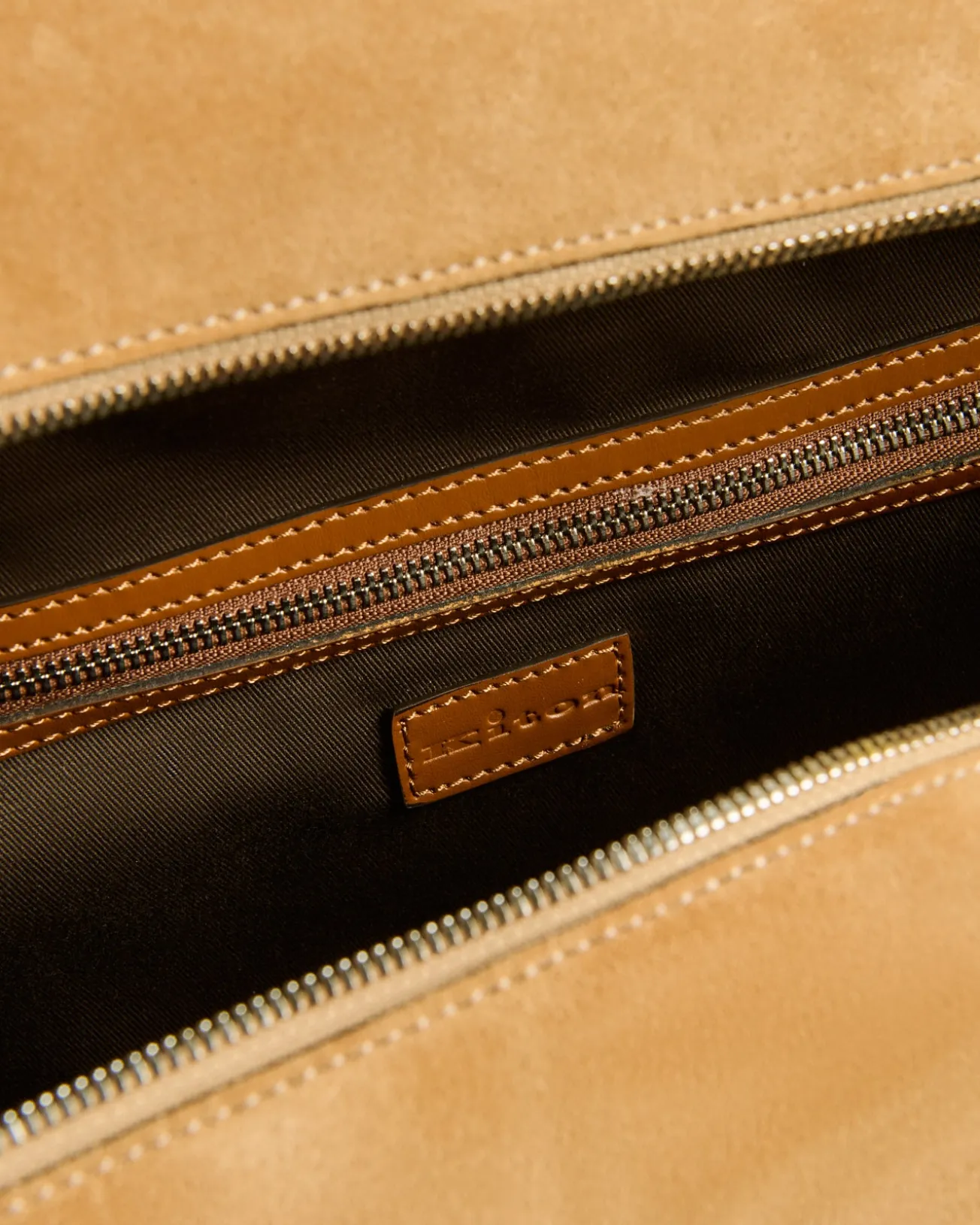 SUEDE WEEKEND HOLDALL COGNAC CALFSKIN