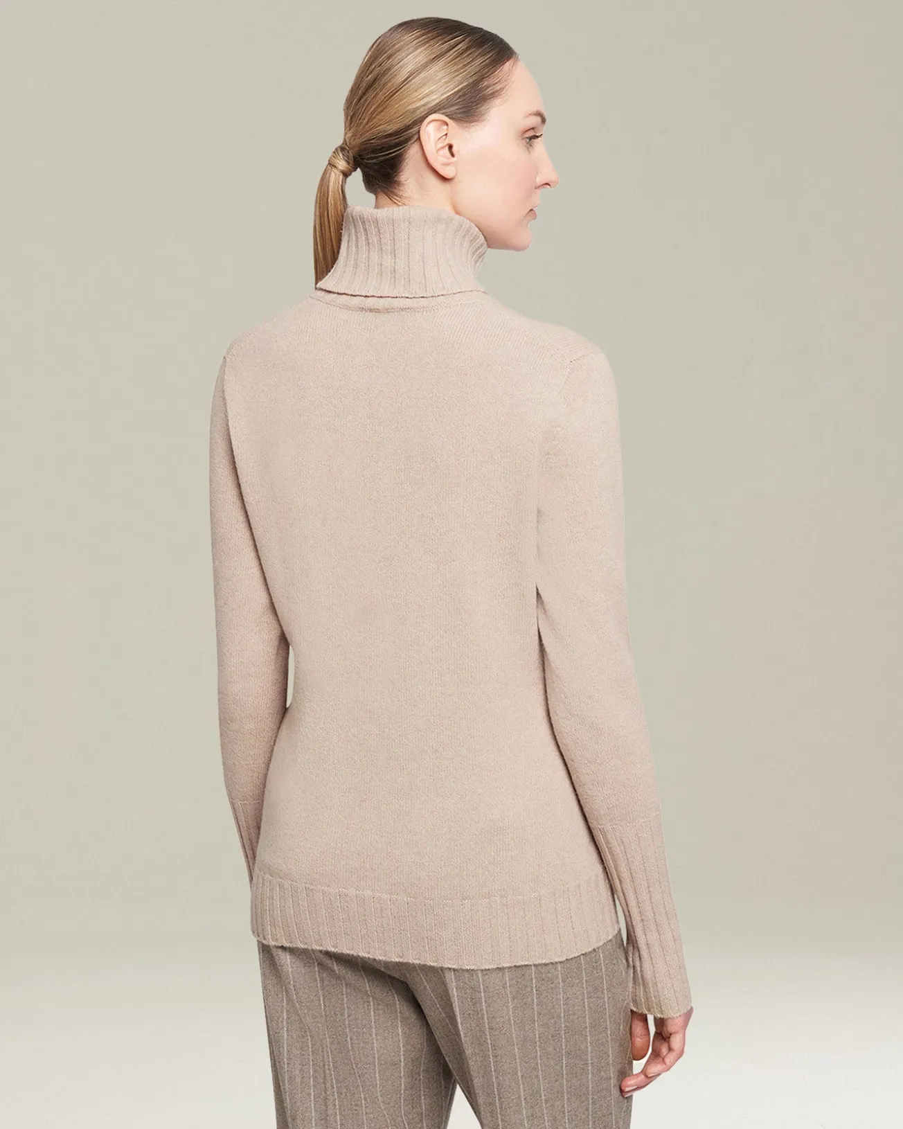 SWEATER HIGH NECK CASHMERE