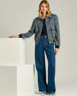 TAILORED DENIM TROUSERS