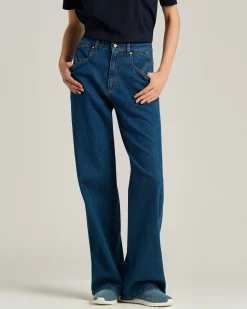 TAILORED DENIM TROUSERS