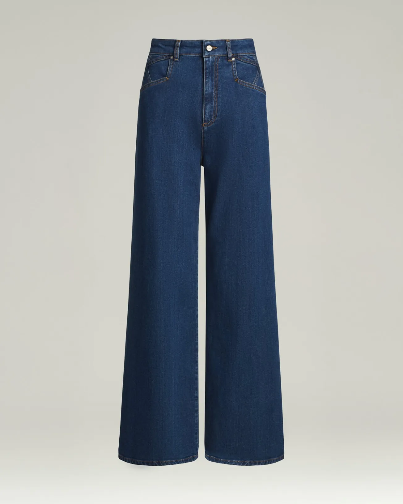 TAILORED DENIM TROUSERS