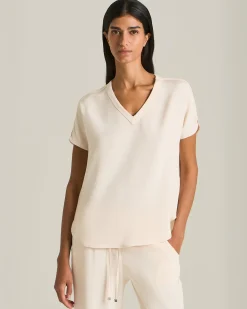 TAILORED SILK T-SHIRT