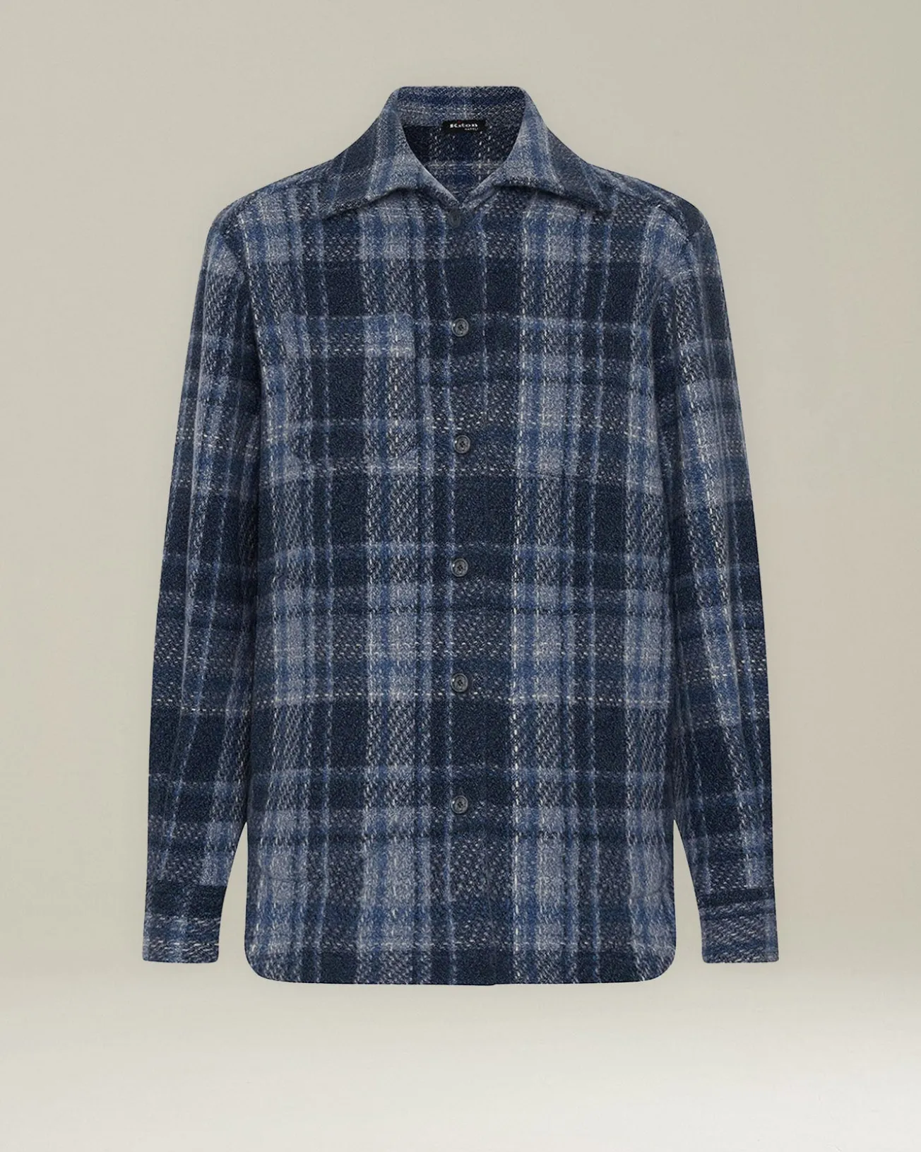 TARTAN CASHMERE OVERSHIRT
