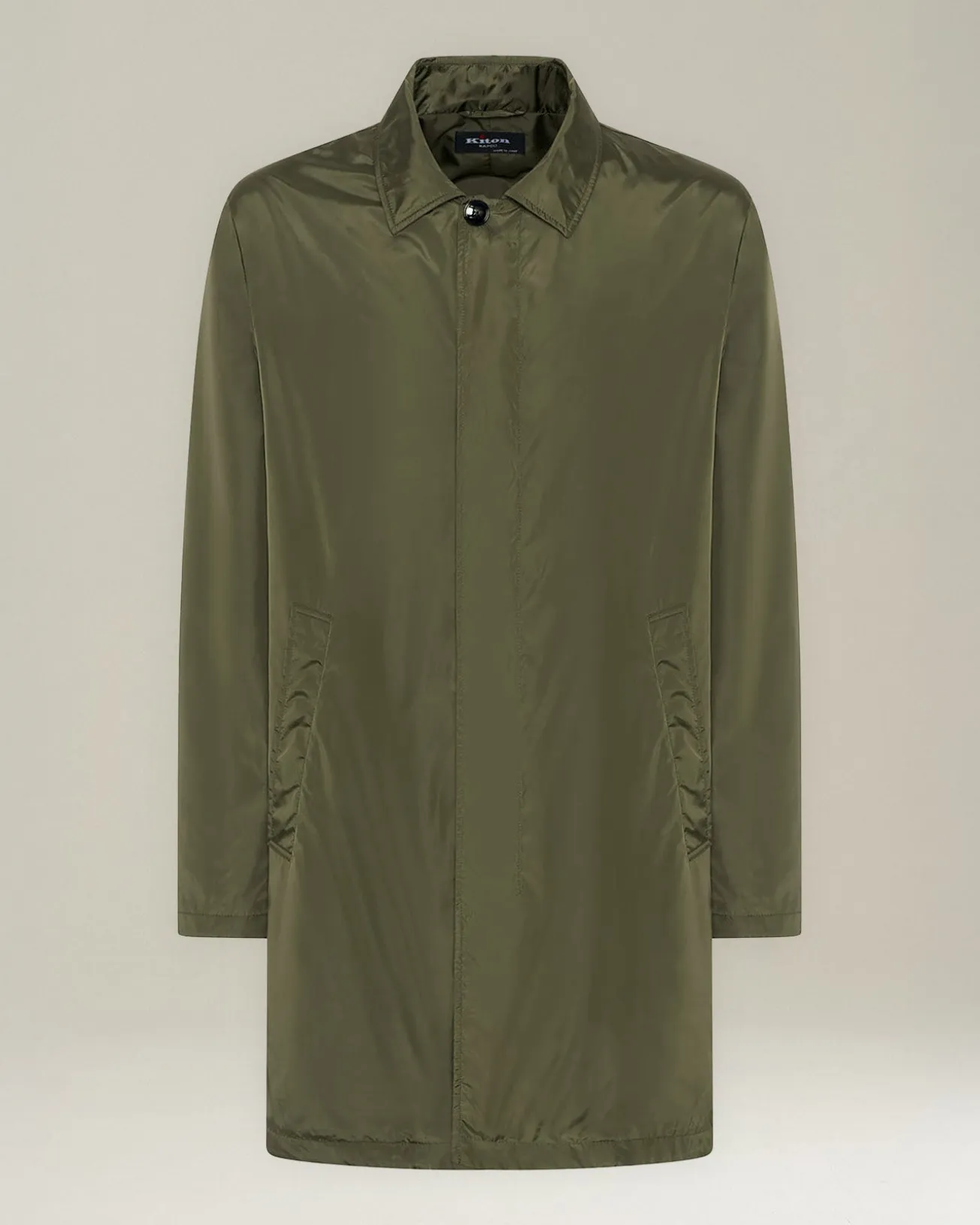 TECHNICAL FABRIC TRENCH COAT