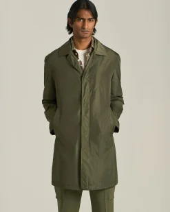 TECHNICAL FABRIC TRENCH COAT