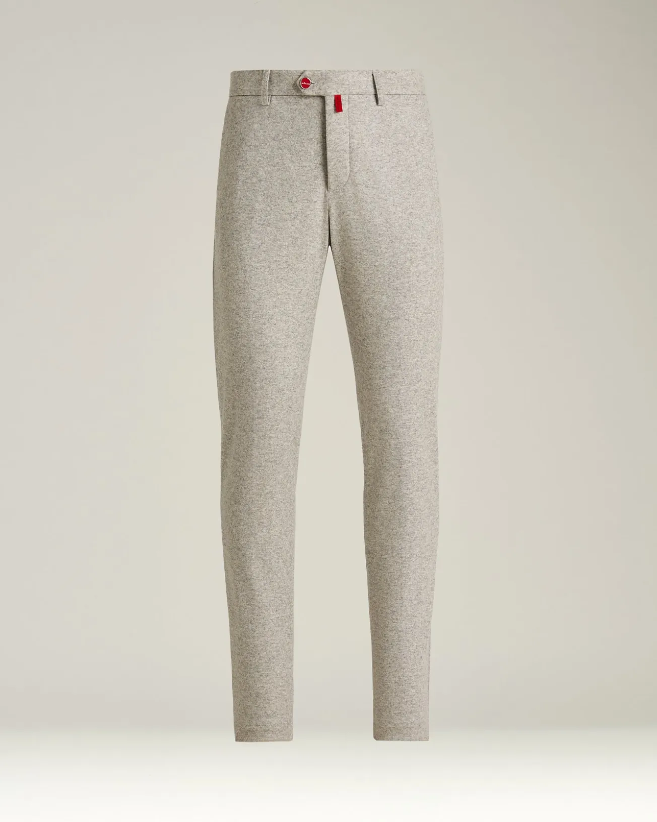 TROUSERS IN VIRGIN WOOL AND CASHMERE GREY MELANGE