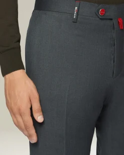 WOOL CHINO TROUSERS