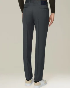 WOOL CHINO TROUSERS